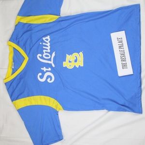 Kurt Warner blue cardinal jersey shirt rams XL